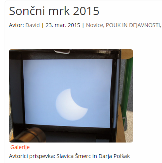 Sončni mrk 2015